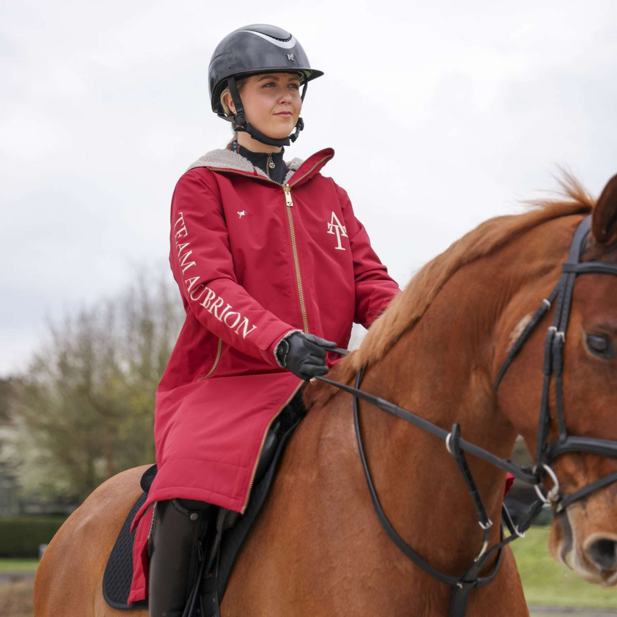 Aubrion Veste Team All Weather Rouge