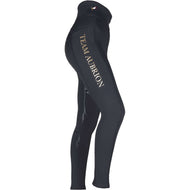 Aubrion Legging d'Équitation Team Hiver Noir