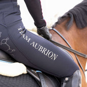 Aubrion Legging d'Équitation Team Hiver Noir