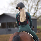 Aubrion Legging d'Équitation Team Hiver Vert