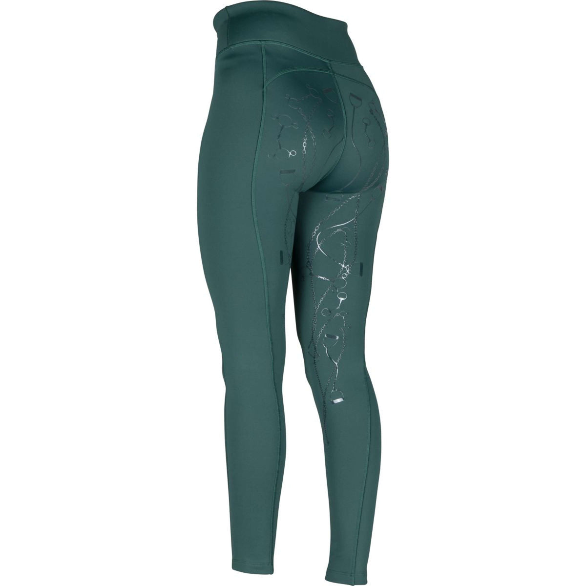 Aubrion Legging d'Équitation Team Hiver Vert