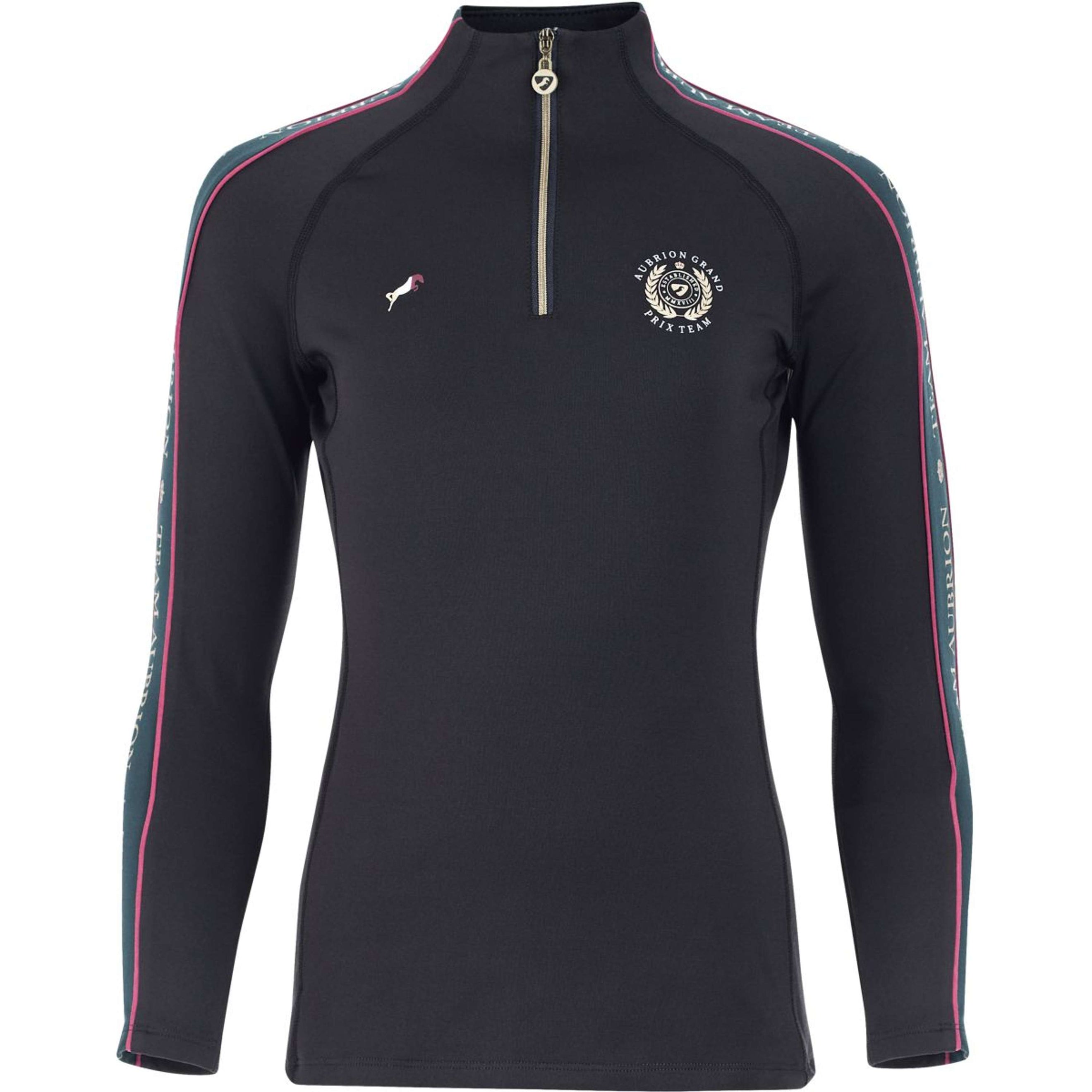 Aubrion Chemise Team Young Rider Hiver Noir