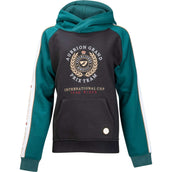 Aubrion Pull col Hoodie Team Young Rider Noir