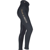 Aubrion Legging d'Équitation Team Young Rider Hiver Noir