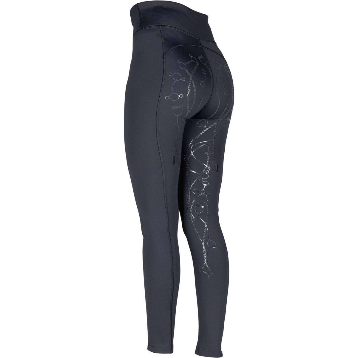 Aubrion Legging d'Équitation Team Young Rider Hiver Noir