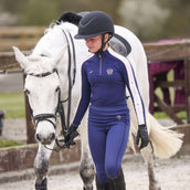 Aubrion Legging d'Équitation Team Young Rider Hiver Marin