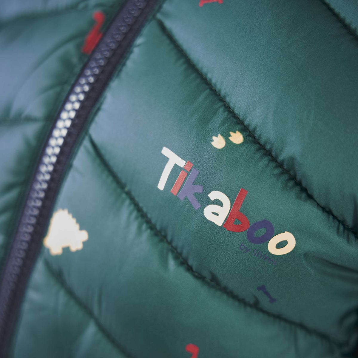 Tikaboo Veste padded Dinosaur Print