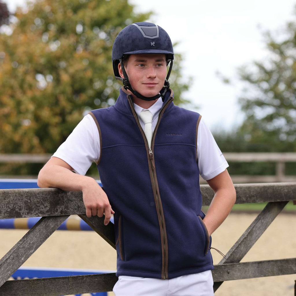 Aubrion by Shires Bodychauffant Original Fleece Hommes Marin