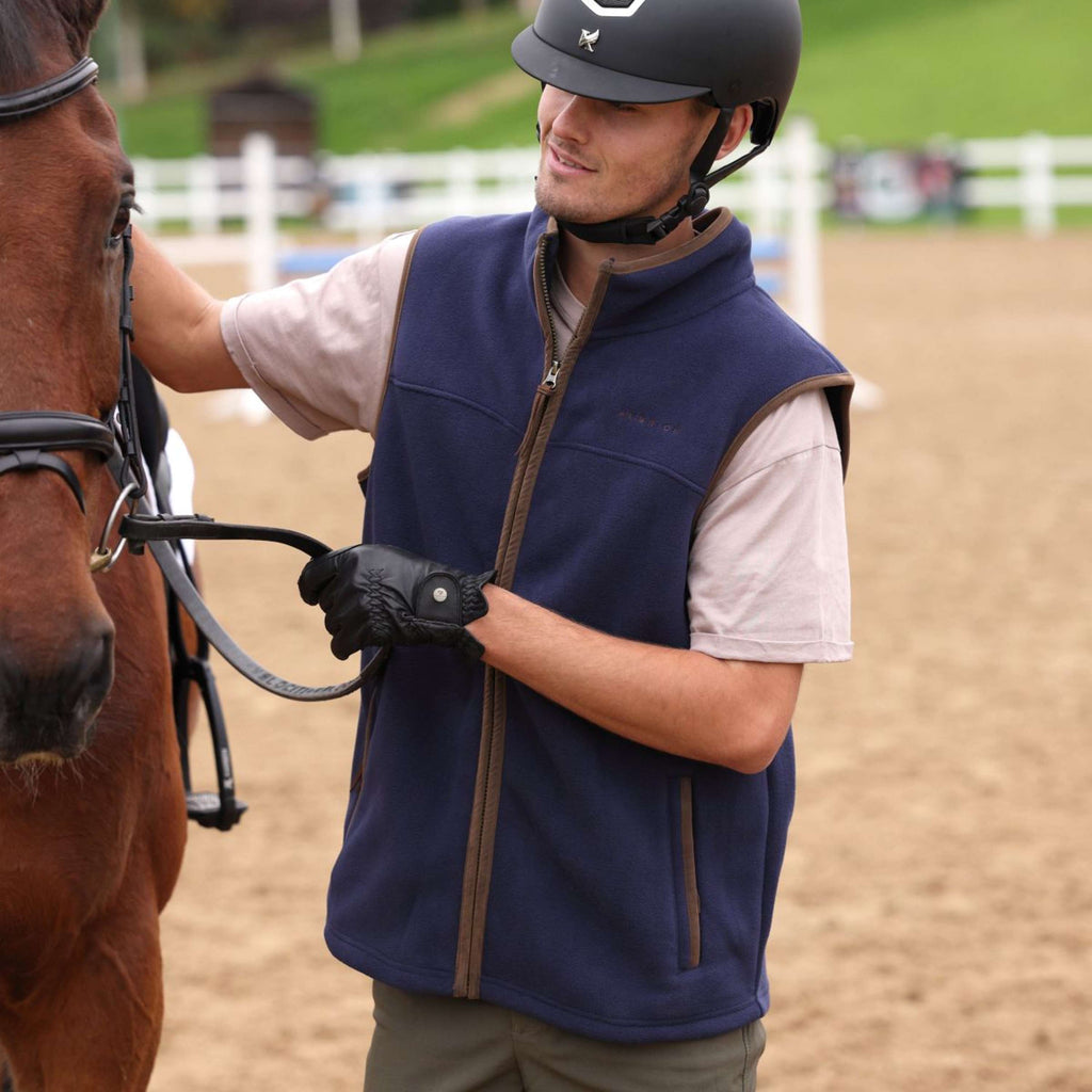 Aubrion by Shires Bodychauffant Original Fleece Hommes Marin