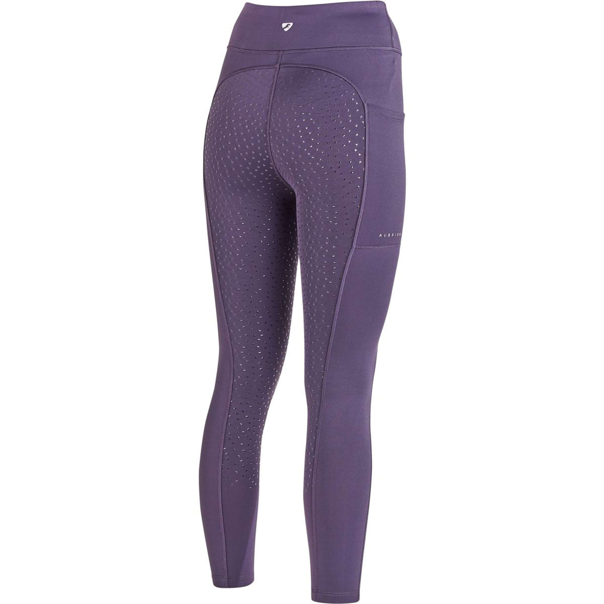 Aubrion Legging d'Équitation Shield Hiver Violet