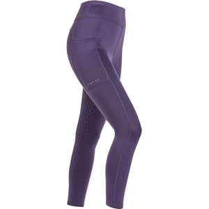 Aubrion Legging d'Équitation Shield Hiver Violet