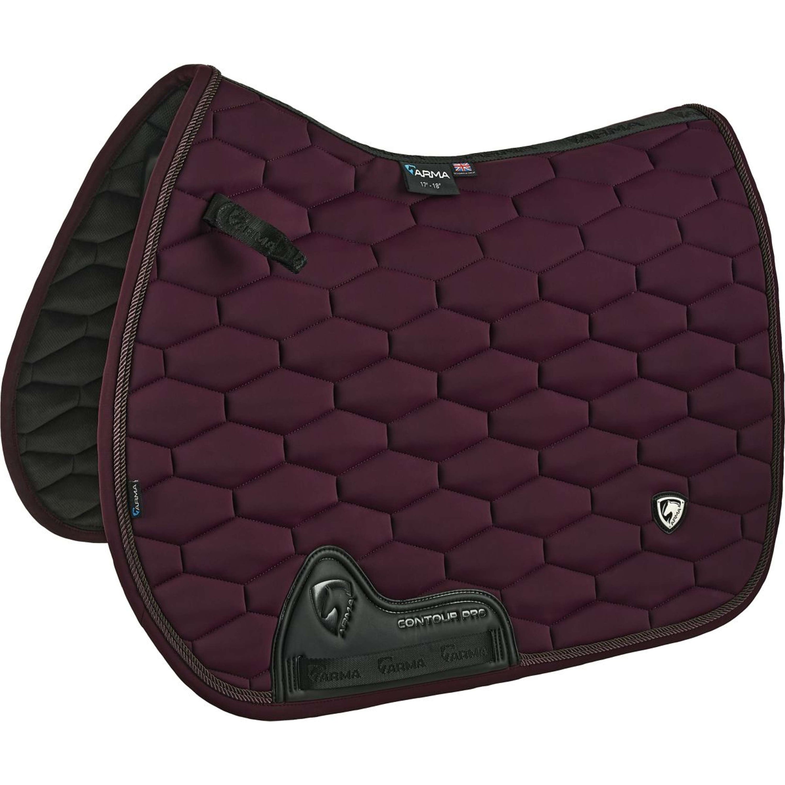 Arma by Shires Tapis de Selle Eltar Polyvalent Black Cherry