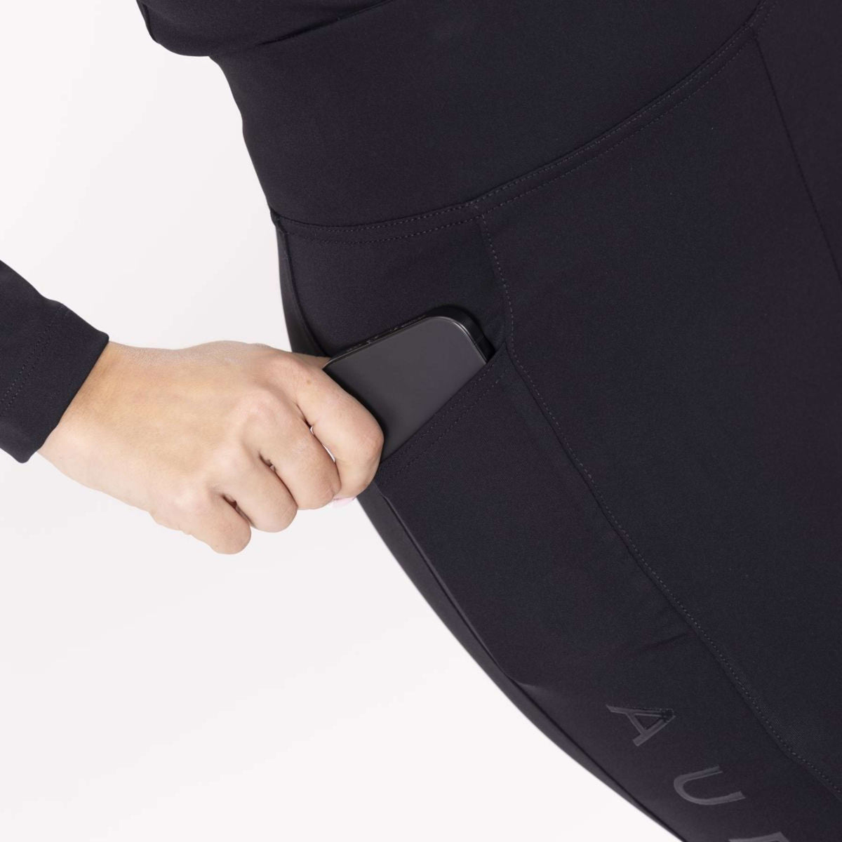 Aubrion Legging d'Équitation Eltar Full Grip Noir