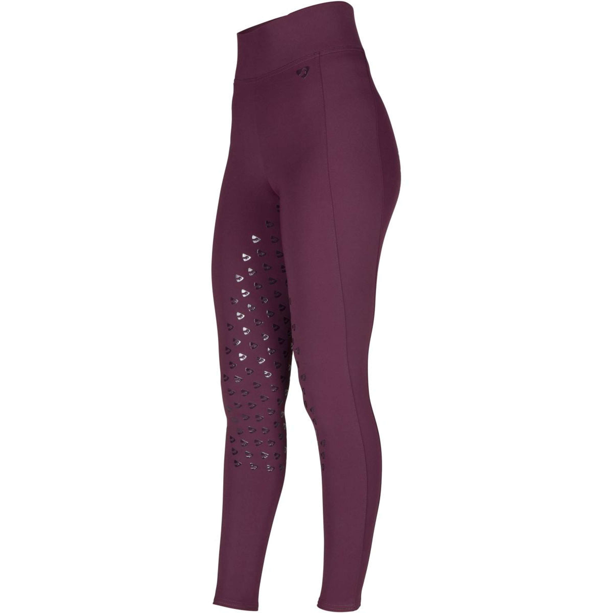 Aubrion Legging d'Équitation Eltar Full Grip Black Cherry