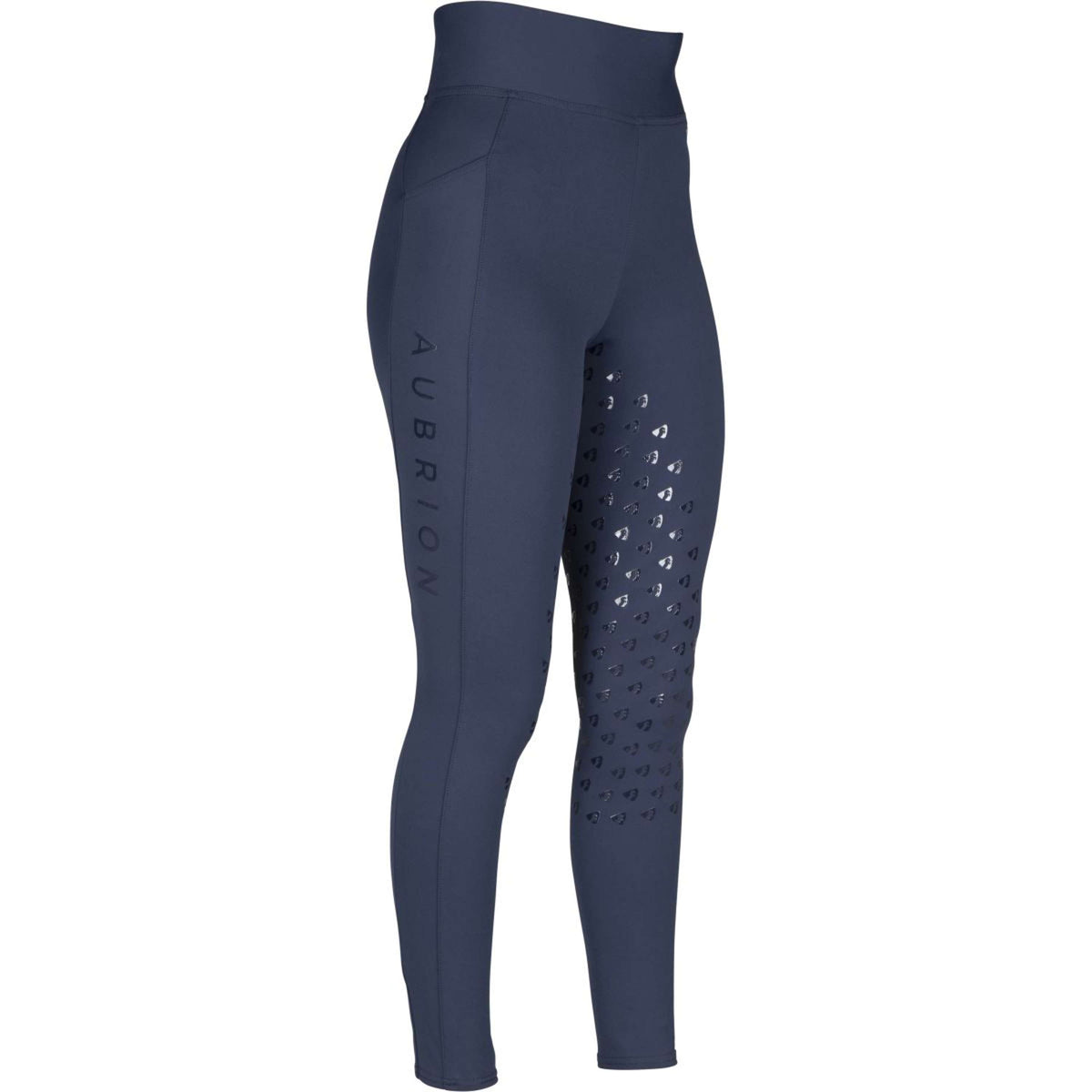 Aubrion Legging d'Équitation Eltar Full Grip Marin