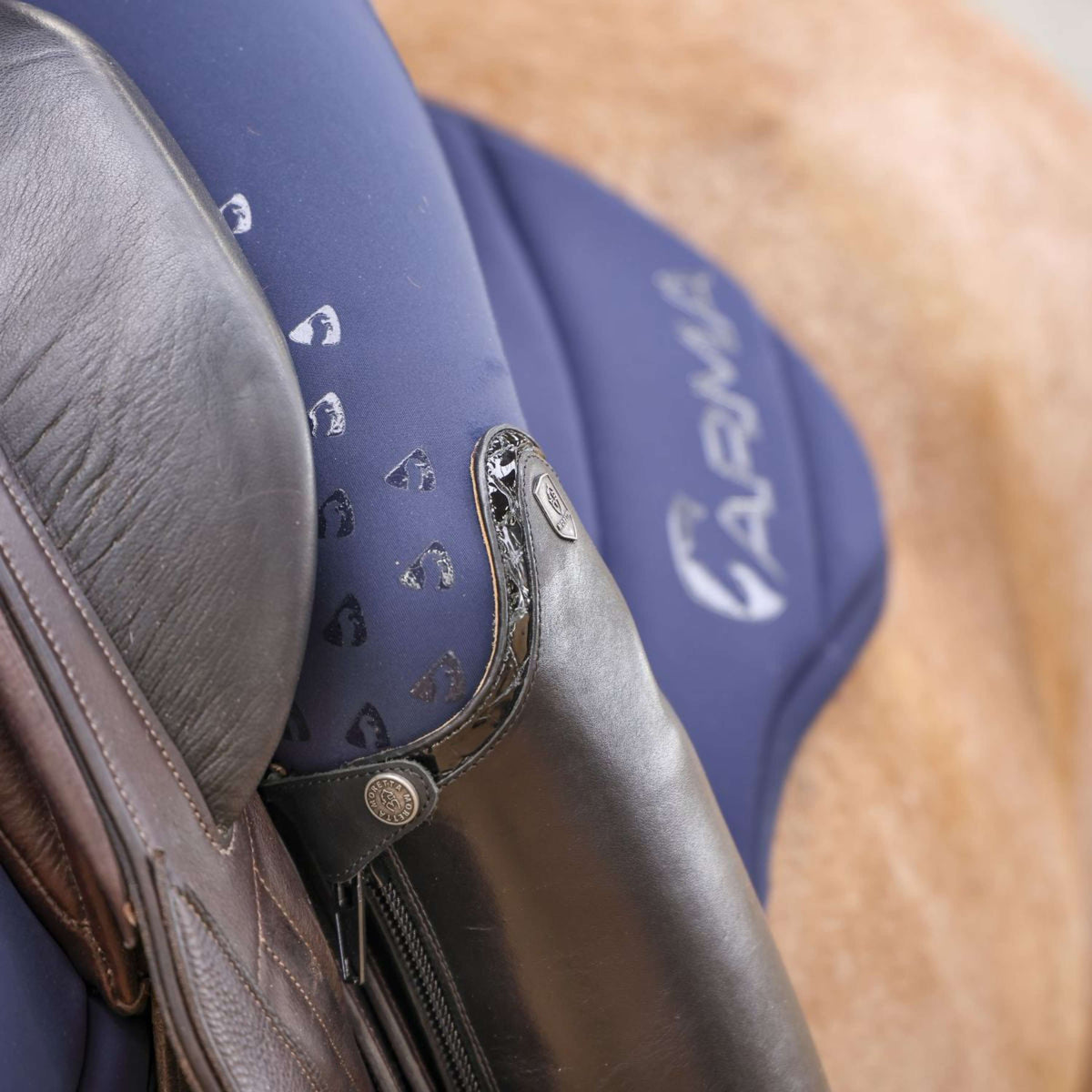 Aubrion Legging d'Équitation Eltar Full Grip Marin