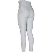 Aubrion Legging d'Équitation Eltar Full Grip Blanc