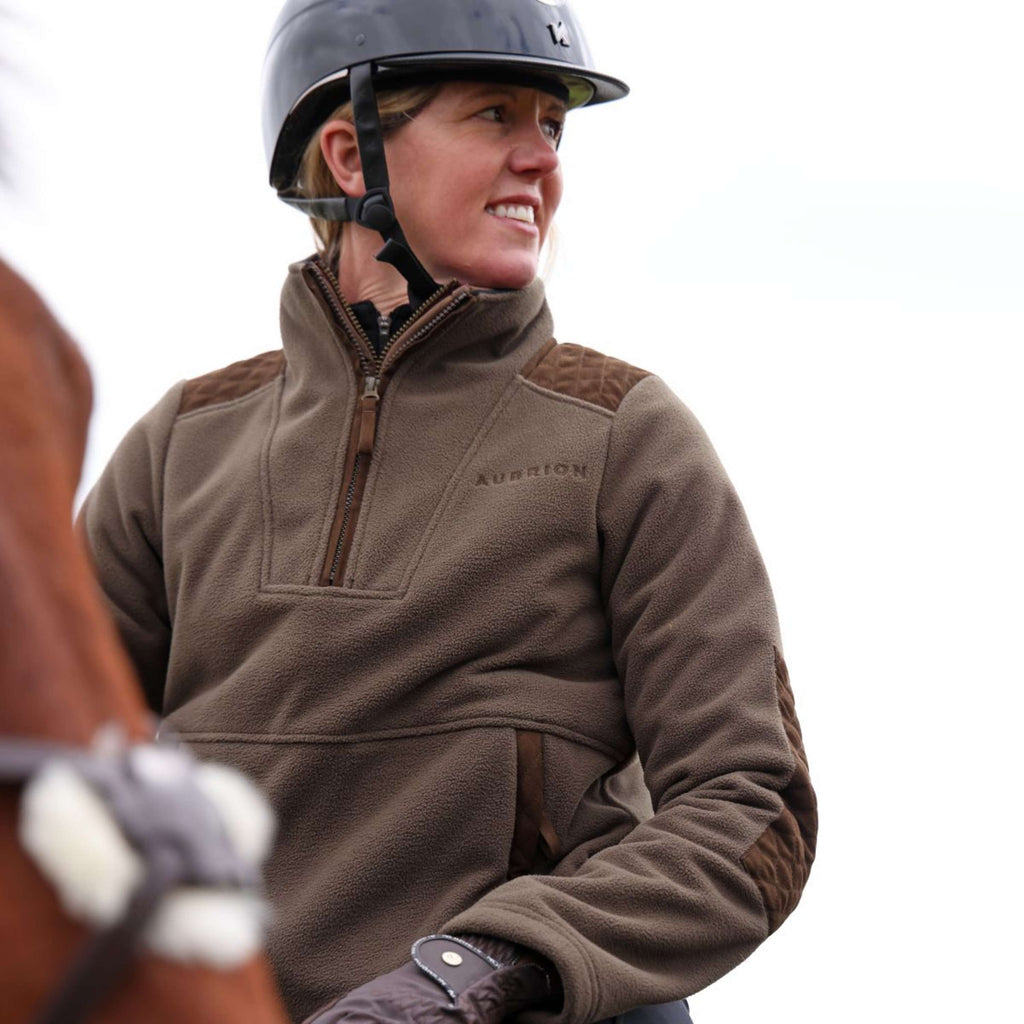 Aubrion by Shires Pull Heritage Fleece Olive foncé