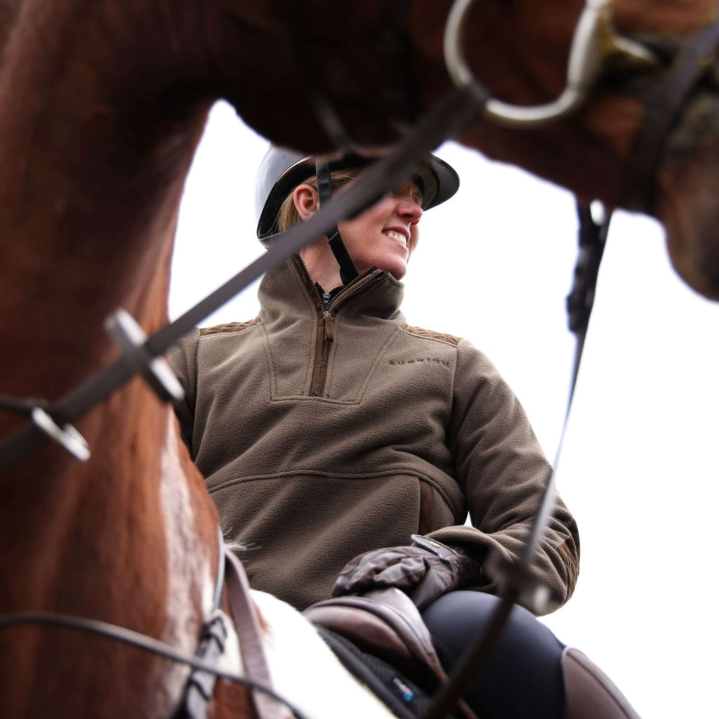 Aubrion by Shires Pull Heritage Fleece Olive foncé