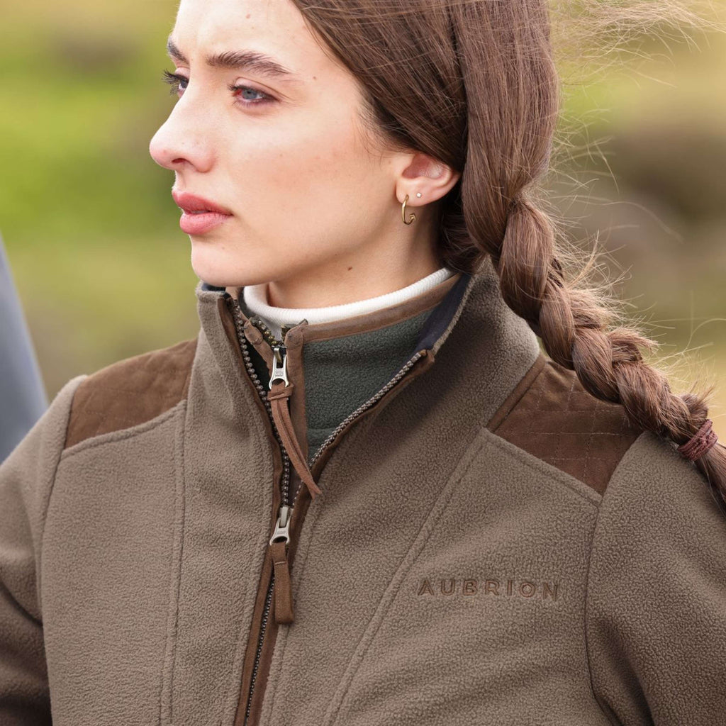 Aubrion by Shires Pull Heritage Fleece Olive foncé