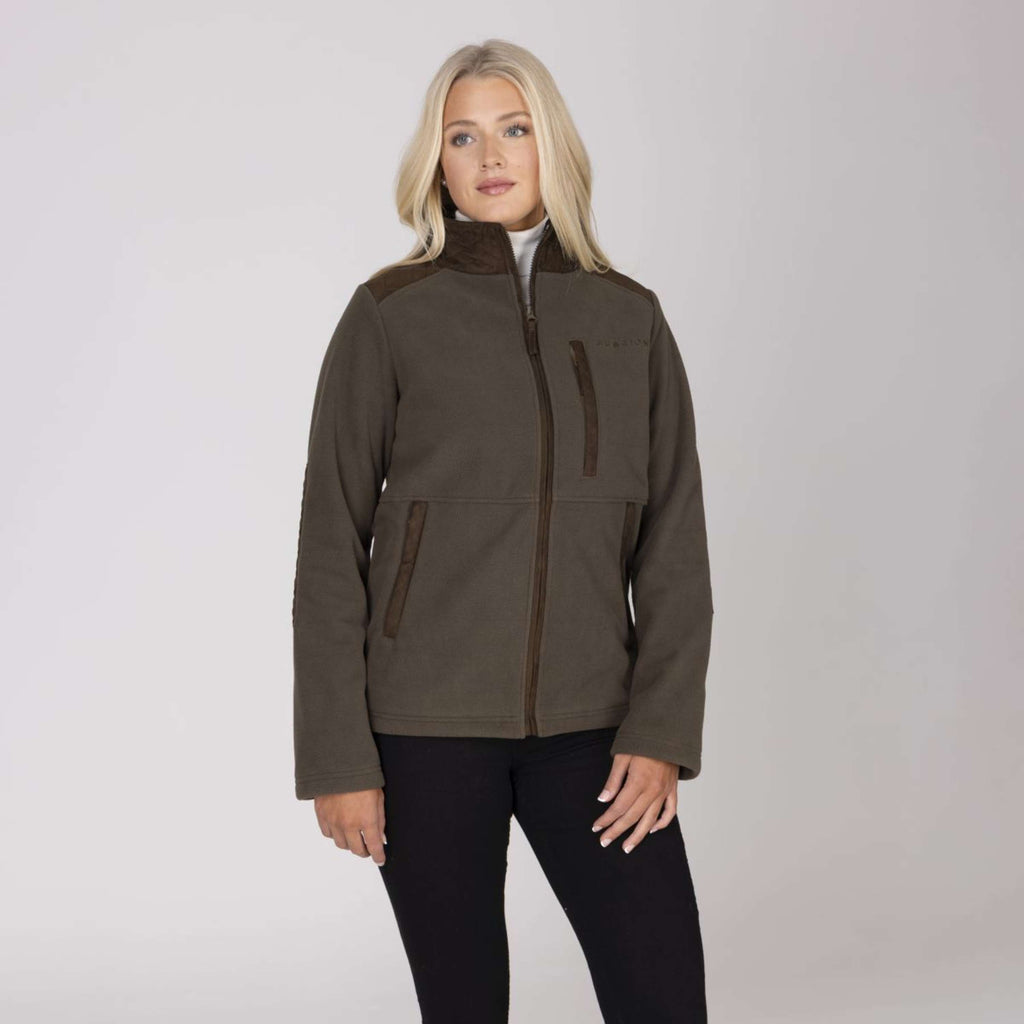 Aubrion by Shires Veste Heritage Fleece Olive foncé