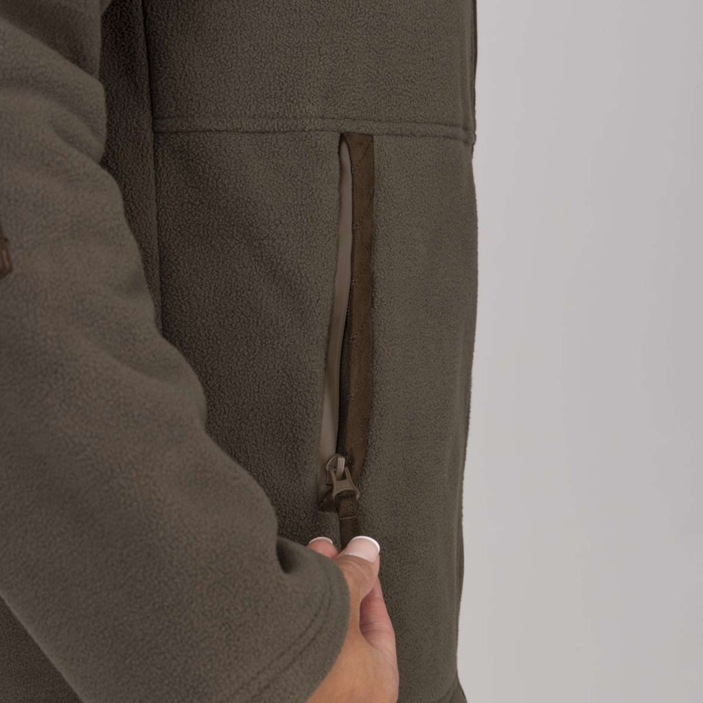 Aubrion by Shires Veste Heritage Fleece Olive foncé