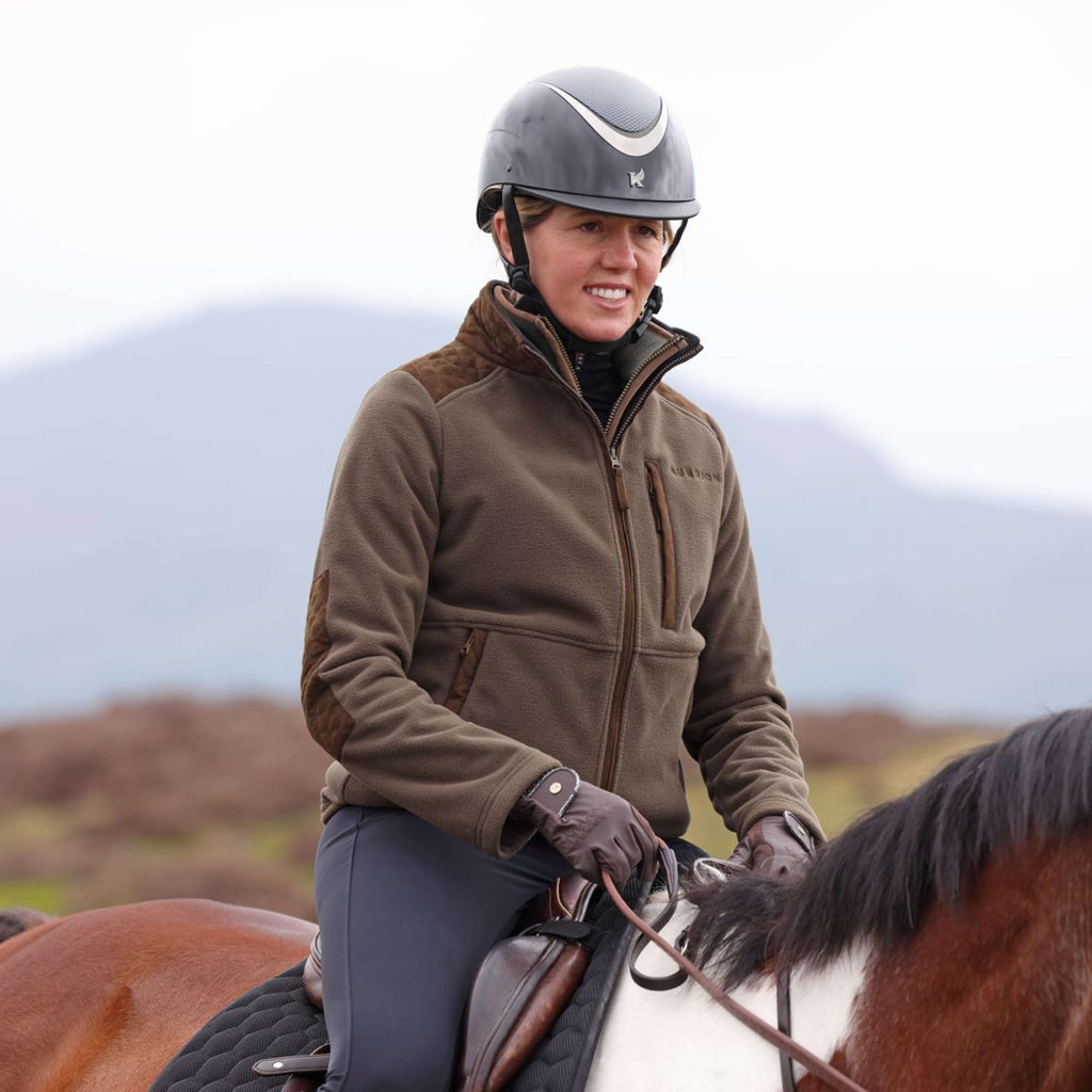 Aubrion by Shires Veste Heritage Fleece Olive foncé