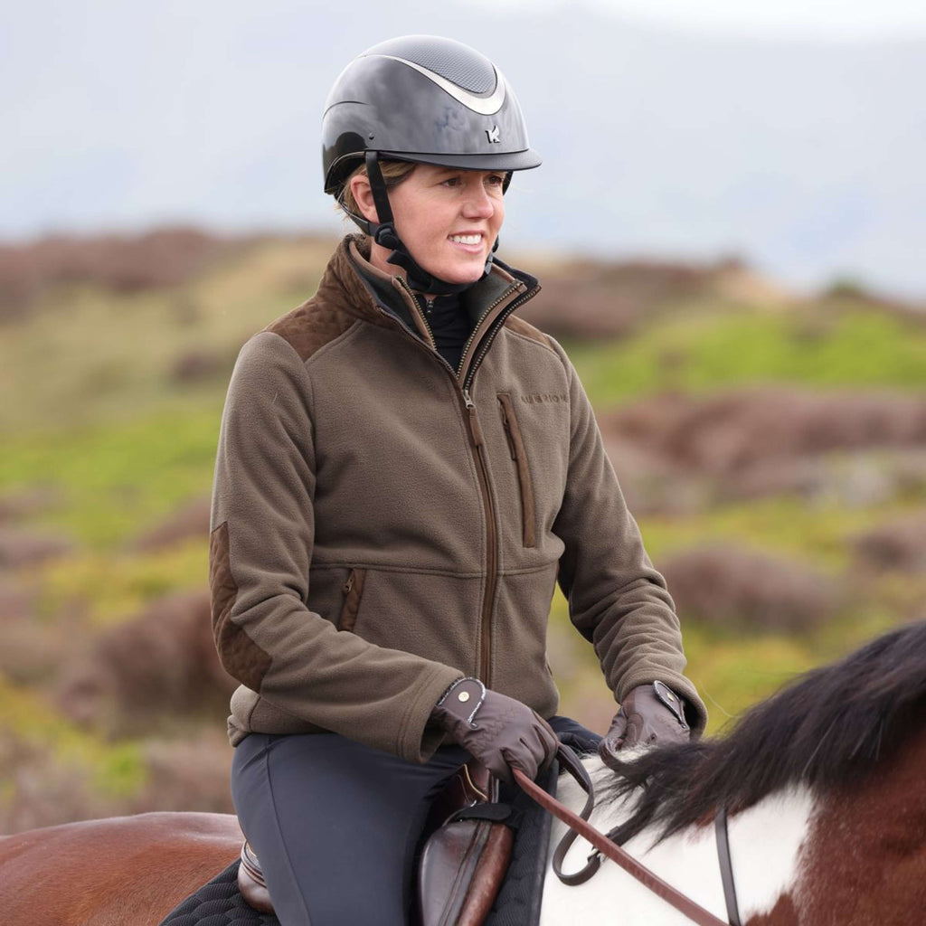 Aubrion by Shires Veste Heritage Fleece Olive foncé
