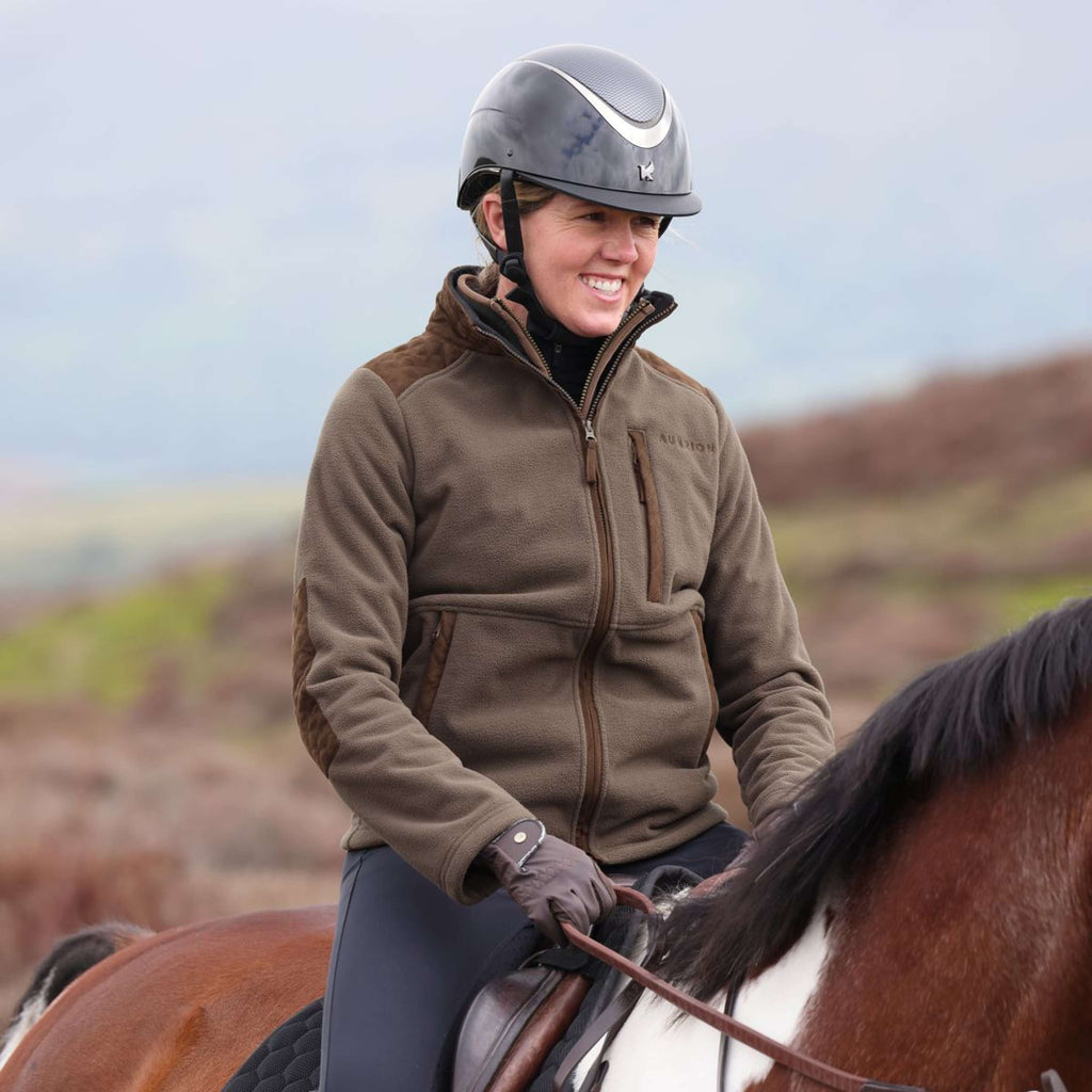 Aubrion by Shires Veste Heritage Fleece Olive foncé