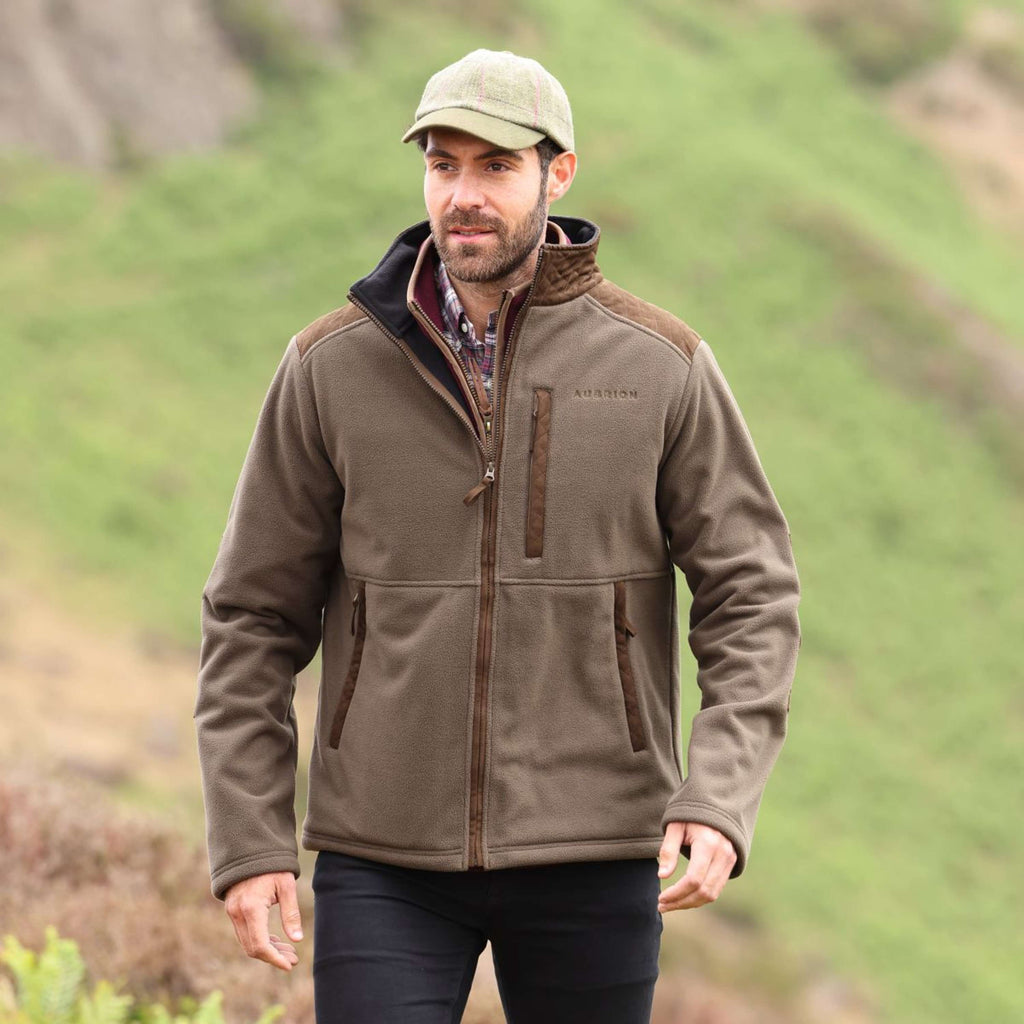 Aubrion by Shires Veste Heritage Fleece Olive foncé