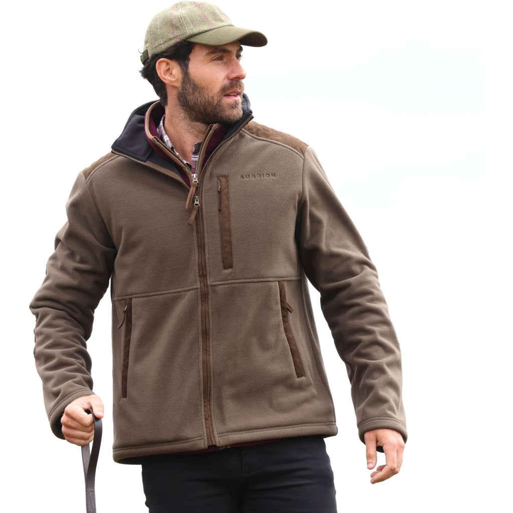 Aubrion by Shires Veste Heritage Fleece Olive foncé