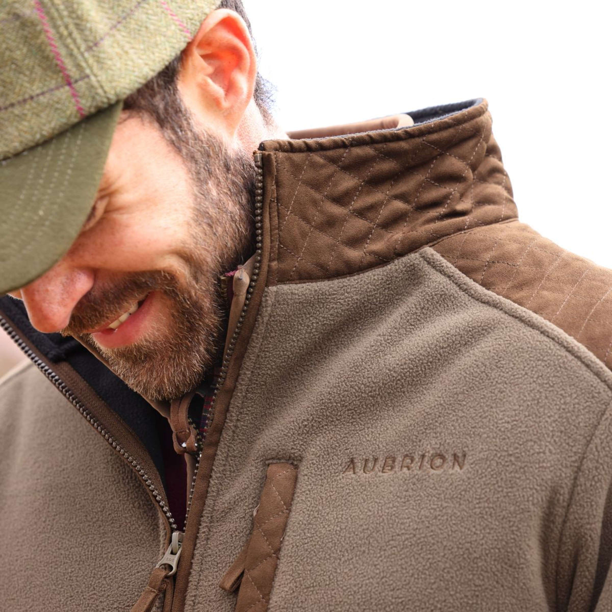 Aubrion by Shires Veste Heritage Fleece Olive foncé