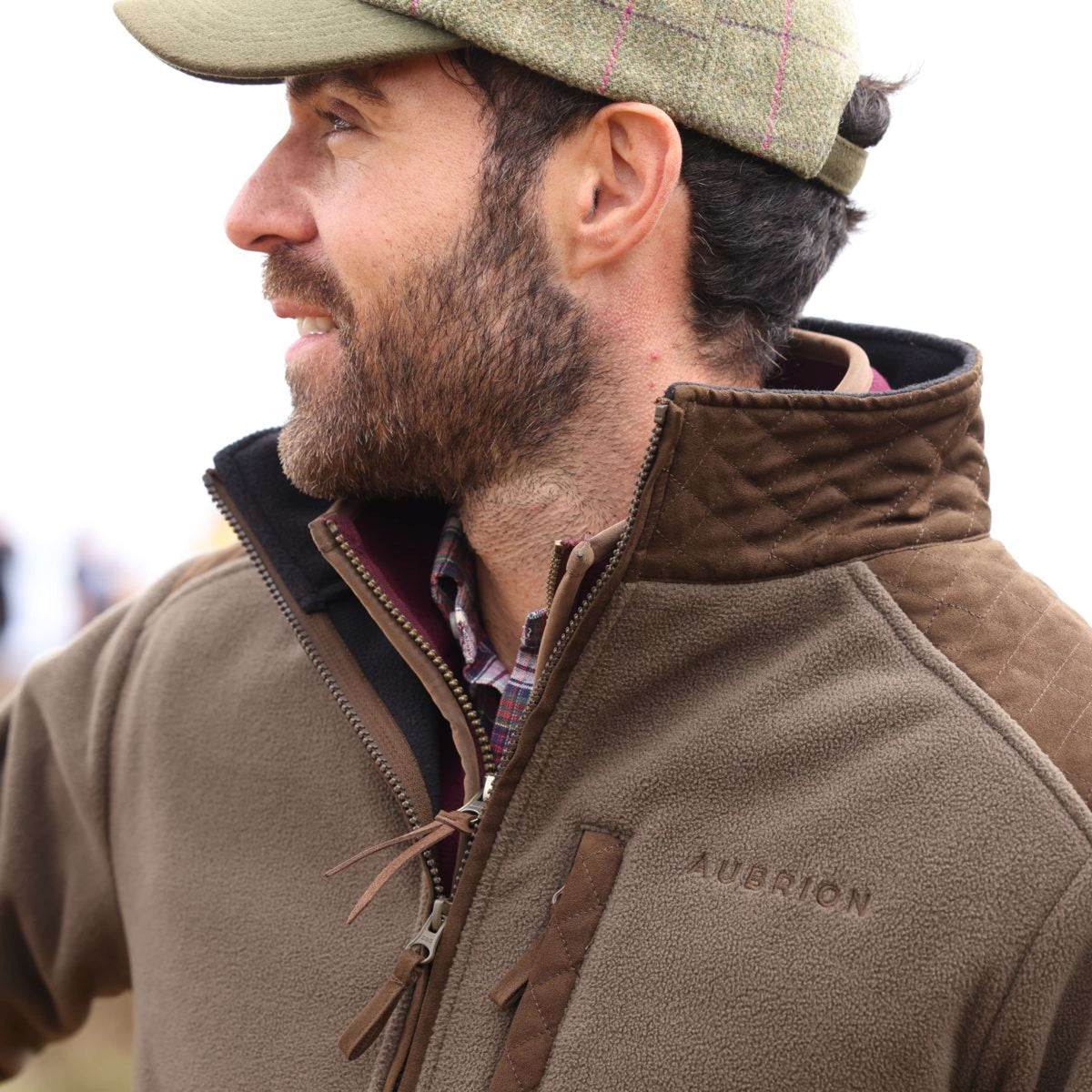 Aubrion by Shires Veste Heritage Fleece Olive foncé