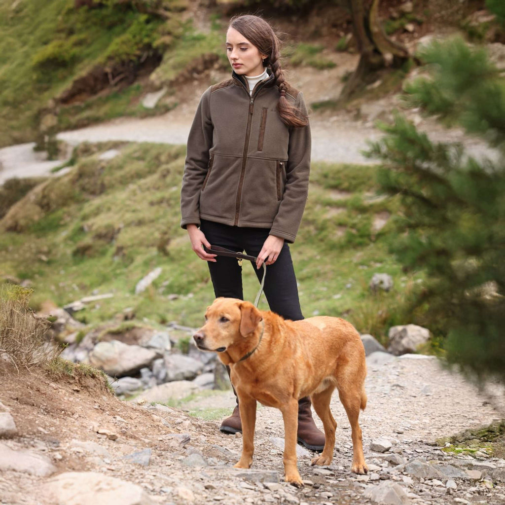 Aubrion by Shires Veste Heritage Fleece Olive foncé