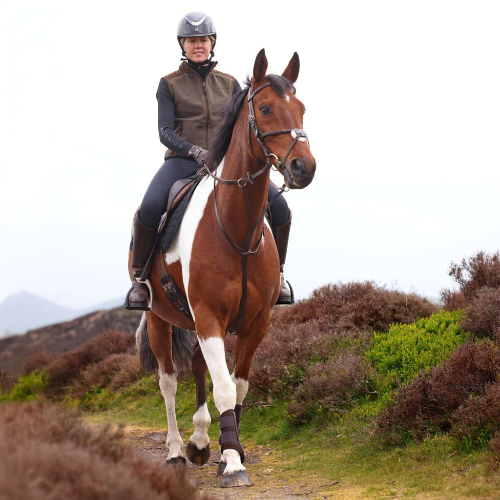 Aubrion by Shires Bodychauffant Heritage Fleece Olive foncé