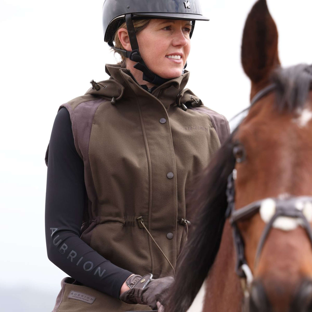 Aubrion by Shires Bodychauffant Heritage Olive foncé