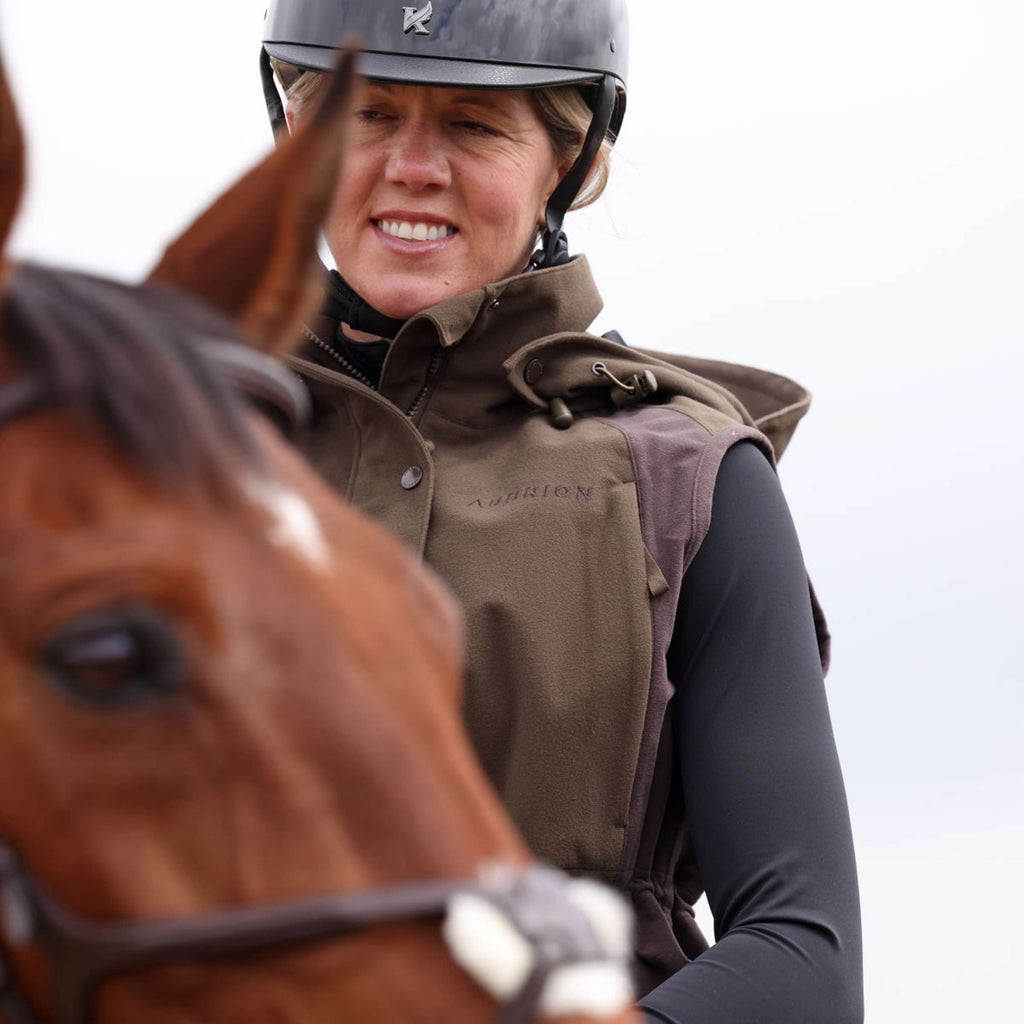 Aubrion by Shires Bodychauffant Heritage Olive foncé