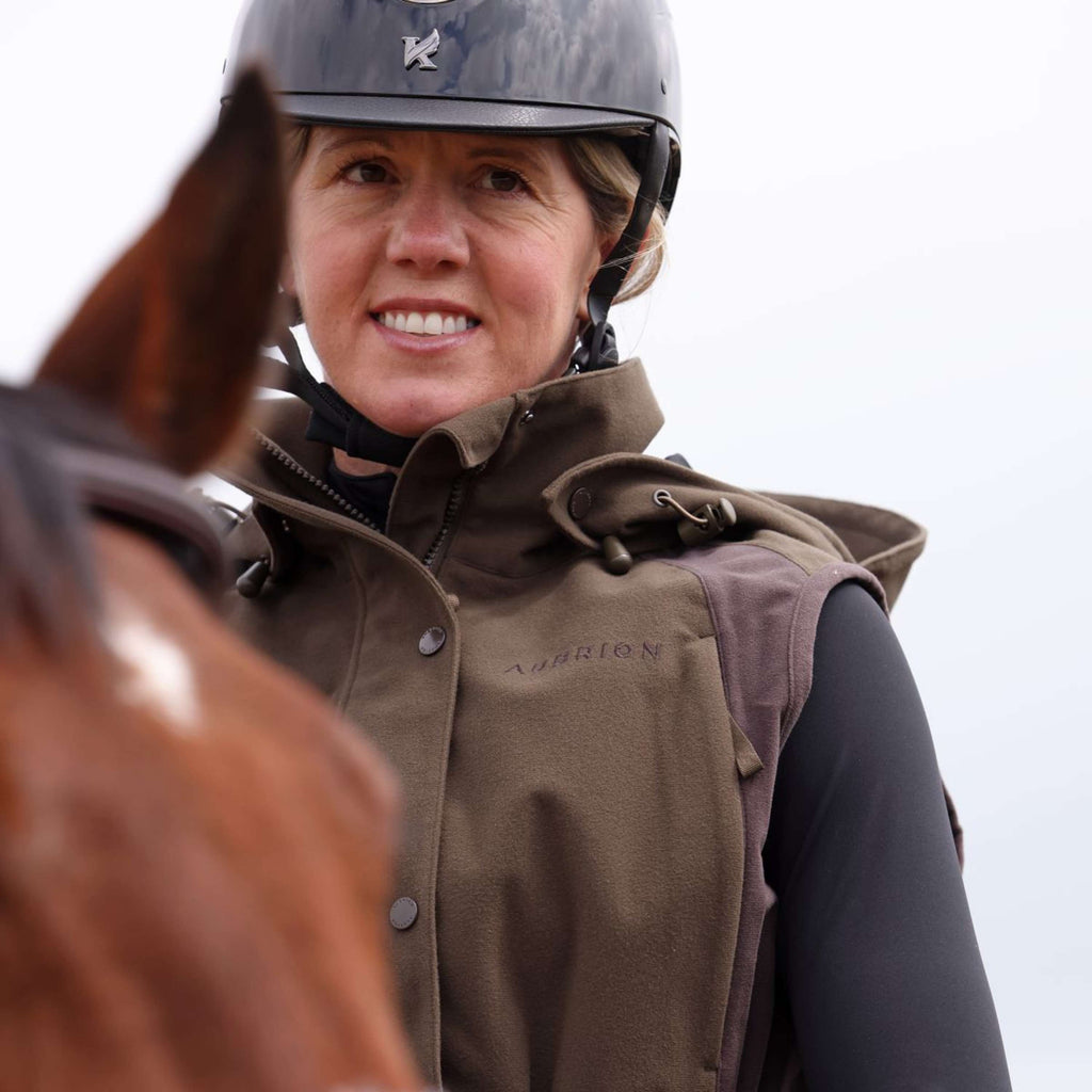Aubrion by Shires Bodychauffant Heritage Olive foncé