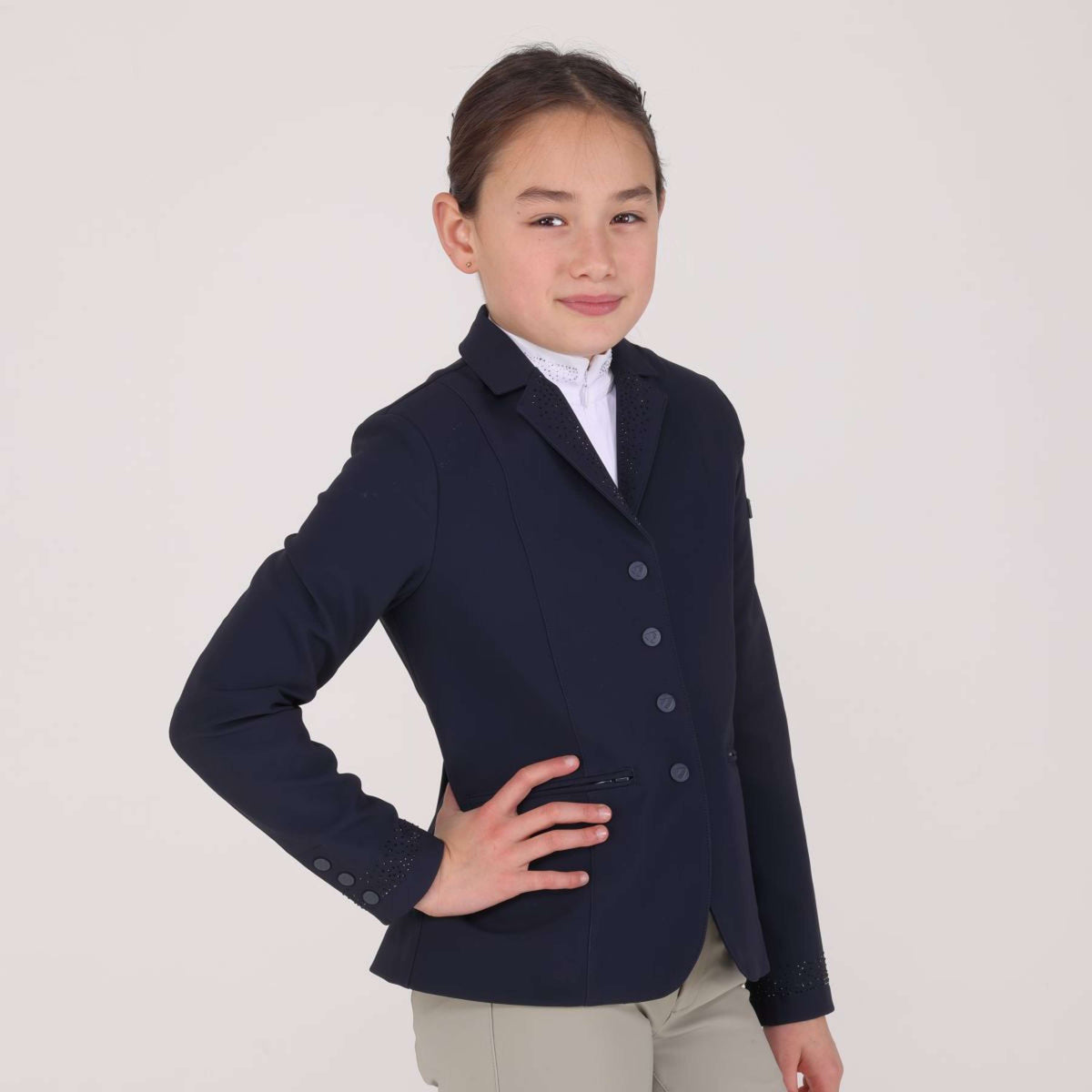 Aubrion by Shires Veste de Concours Optima GX Enfants Marin
