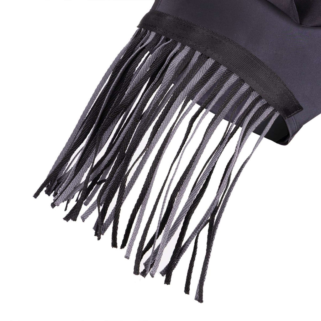 FlyGuard by Shires Masque Anti-Mouches Pro Stretch avec Oreilles et Franges Jet