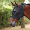 FlyGuard by Shires Masque Anti-Mouches Pro Stretch avec Découpe D'oreille Jet