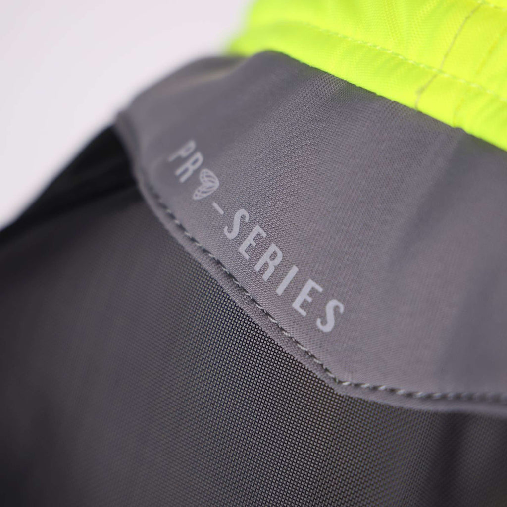 FlyGuard by Shires Masque Anti-Mouches Pro Hi-Viz Fine Mesh avec Oreilles Fluorescent-jaune