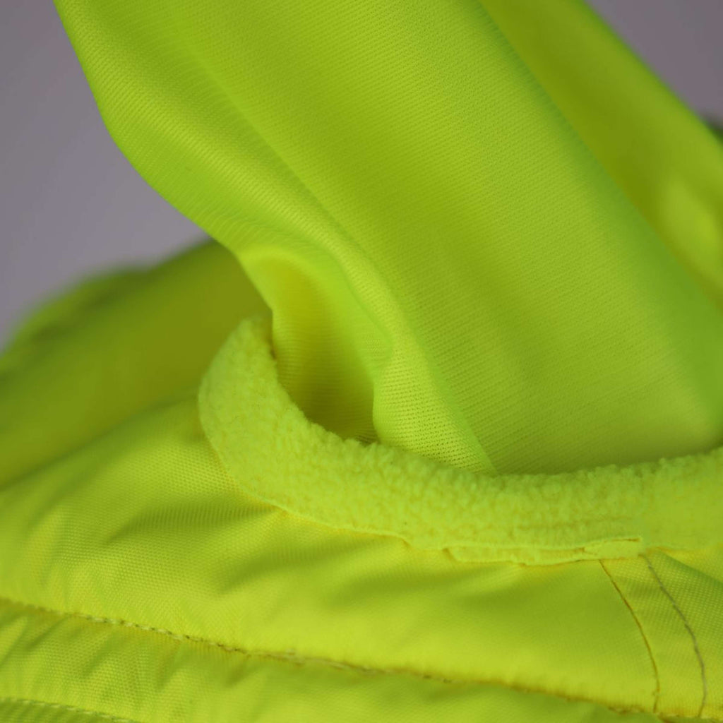 FlyGuard by Shires Masque Anti-Mouches Pro Hi-Viz Fine Mesh avec Oreilles et Franges Fluorescent-jaune