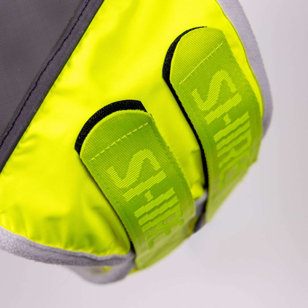 FlyGuard by Shires Masque Anti-Mouches Pro Hi-Viz Fine Mesh avec Oreilles et Nez Fluorescent-jaune