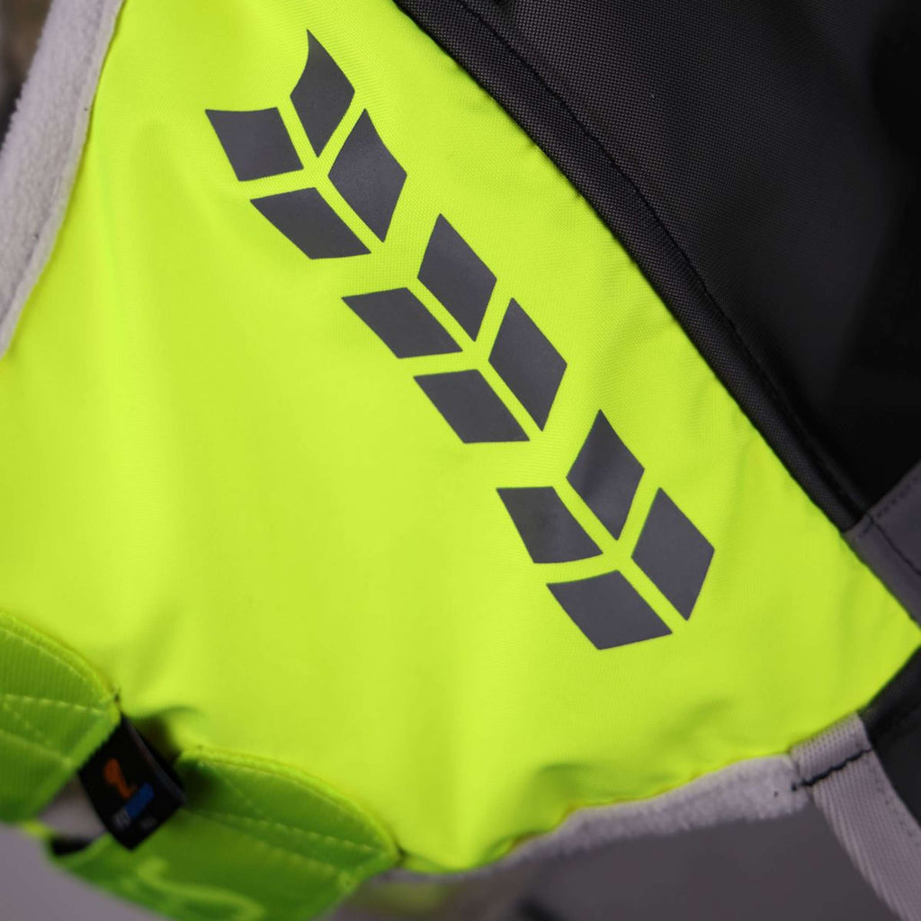 FlyGuard by Shires Masque Anti-Mouches Pro Hi-Viz Fine Mesh avec Oreilles et Nez Fluorescent-jaune
