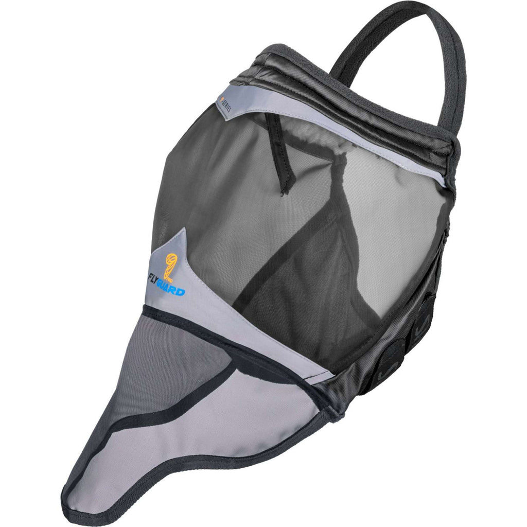FlyGuard by Shires Masque Anti-Mouches Pro Fine Mesh sans Oreilles avec Nez Jet