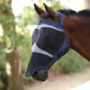 FlyGuard by Shires Masque Anti-Mouches Pro Fine Mesh sans Oreilles avec Nez Marin