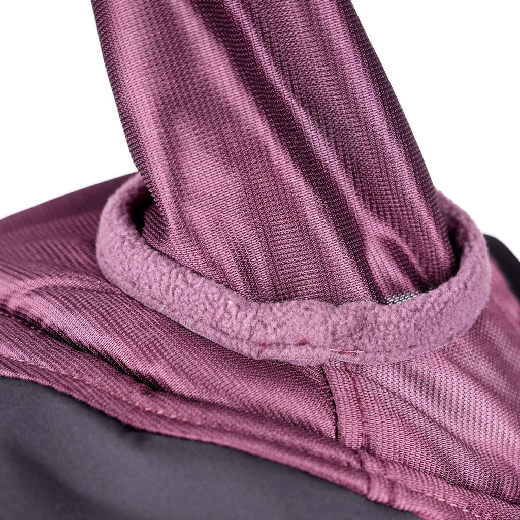 FlyGuard by Shires Masque Anti-Mouches Pro Deluxe avec Oreilles et Nez Black Cherry