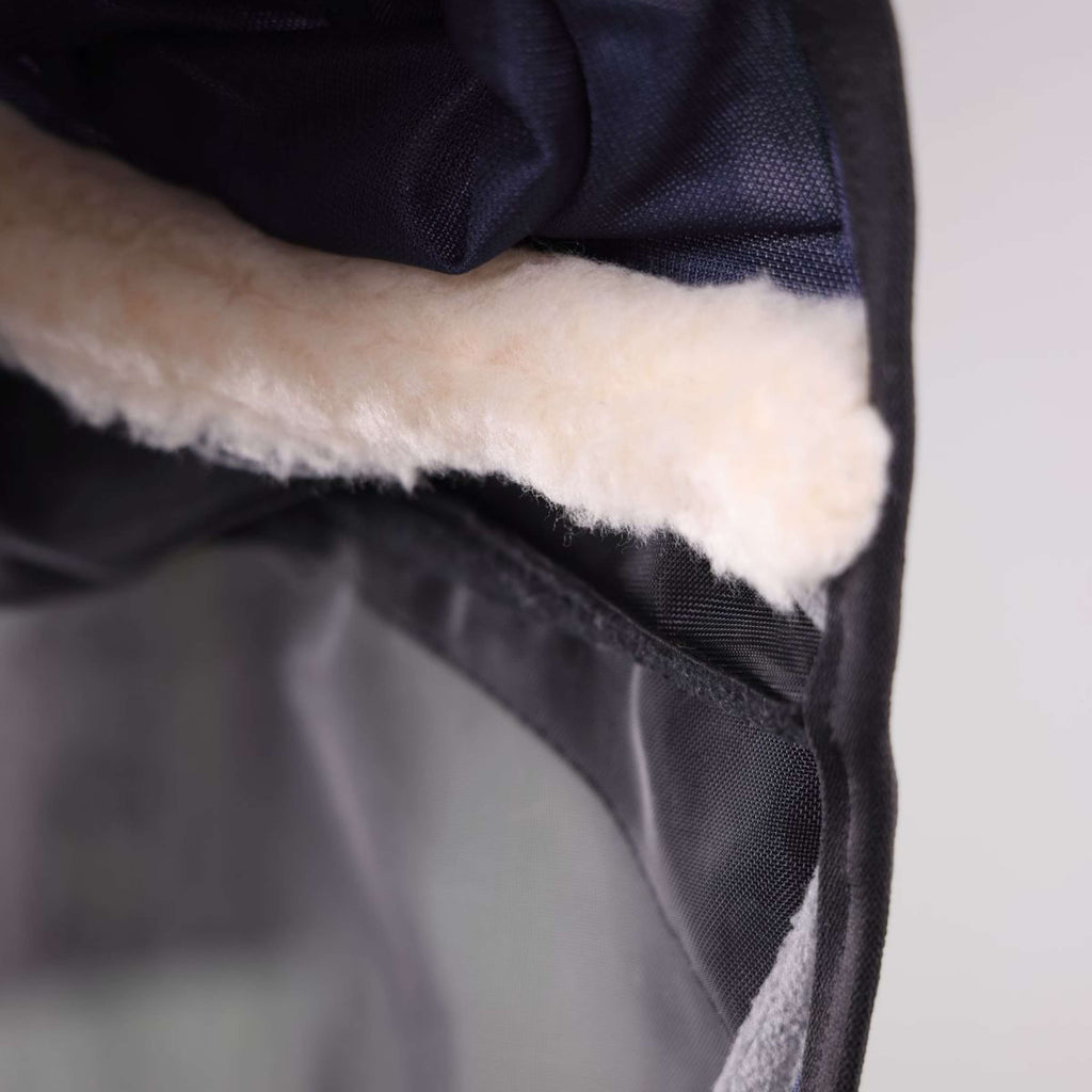 FlyGuard by Shires Masque Anti-Mouches Pro Deluxe avec Oreilles et Nez Black Cherry