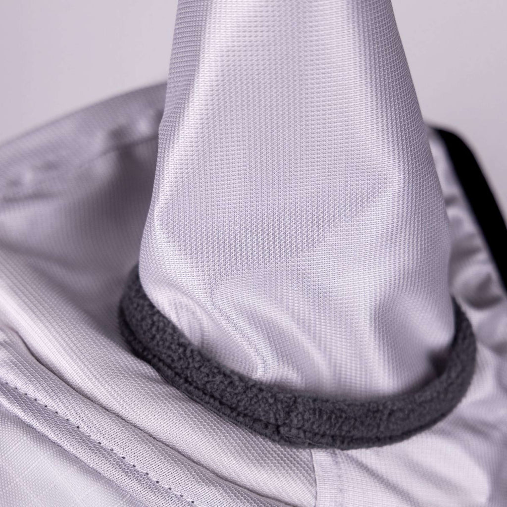 FlyGuard by Shires Masque Anti-Mouches Pro Sun Shade avec Oreilles Blanc